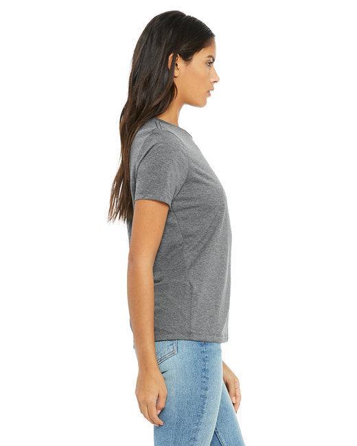 Ladies' Relaxed Triblend T-Shirt - CHAR BLK TRIBLND - S