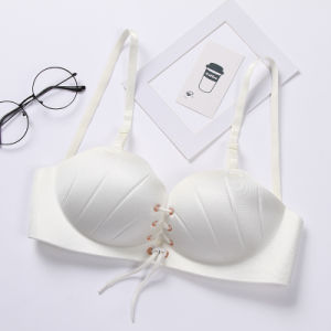 Women's Fashion Sexy Underwire Multiway Push-Up Strapless Transparent Back Strap Wedding Bras for Large Bust