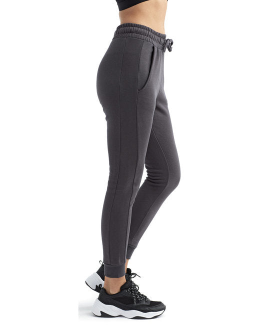 Ladies' Yoga Fitted Jogger - BLACK - XS