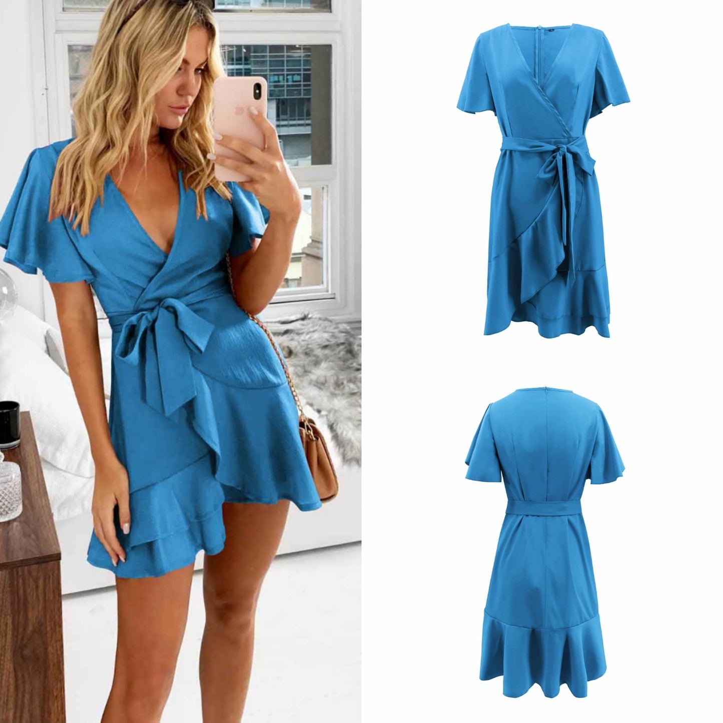 Best Selling Summer New Women's Cardigan with Irregular Dress