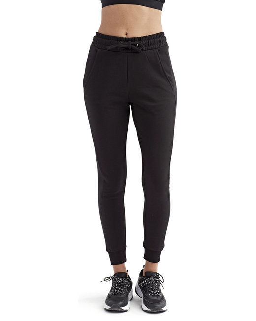 Ladies' Yoga Fitted Jogger - BLACK - XS