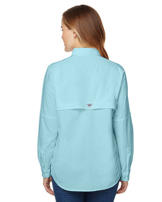 Ladies' Bahama™ Long-Sleeve Shirt - WHITE - XS