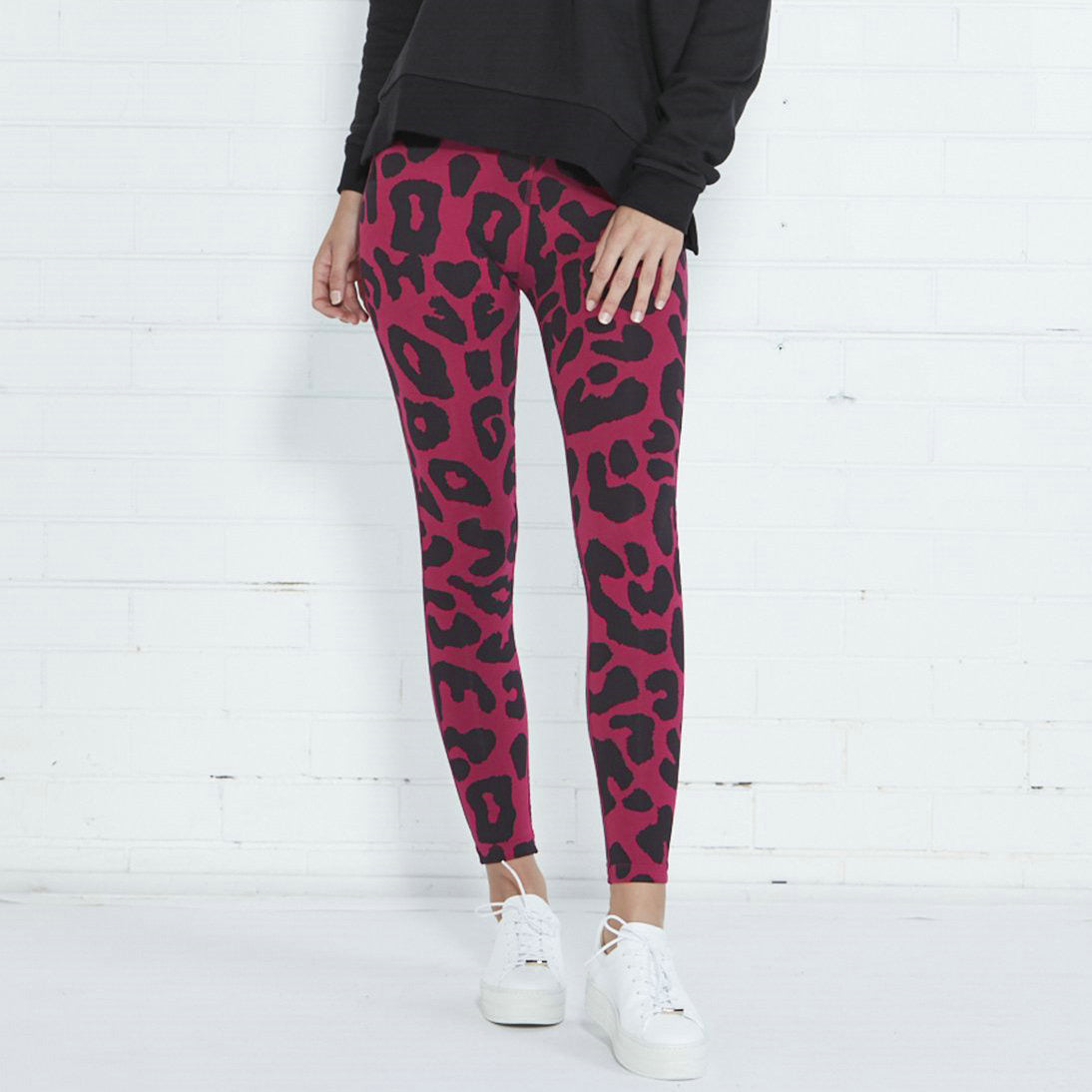 Autumn Casual Pants Sexy Slim Leopard Print Casual Pants