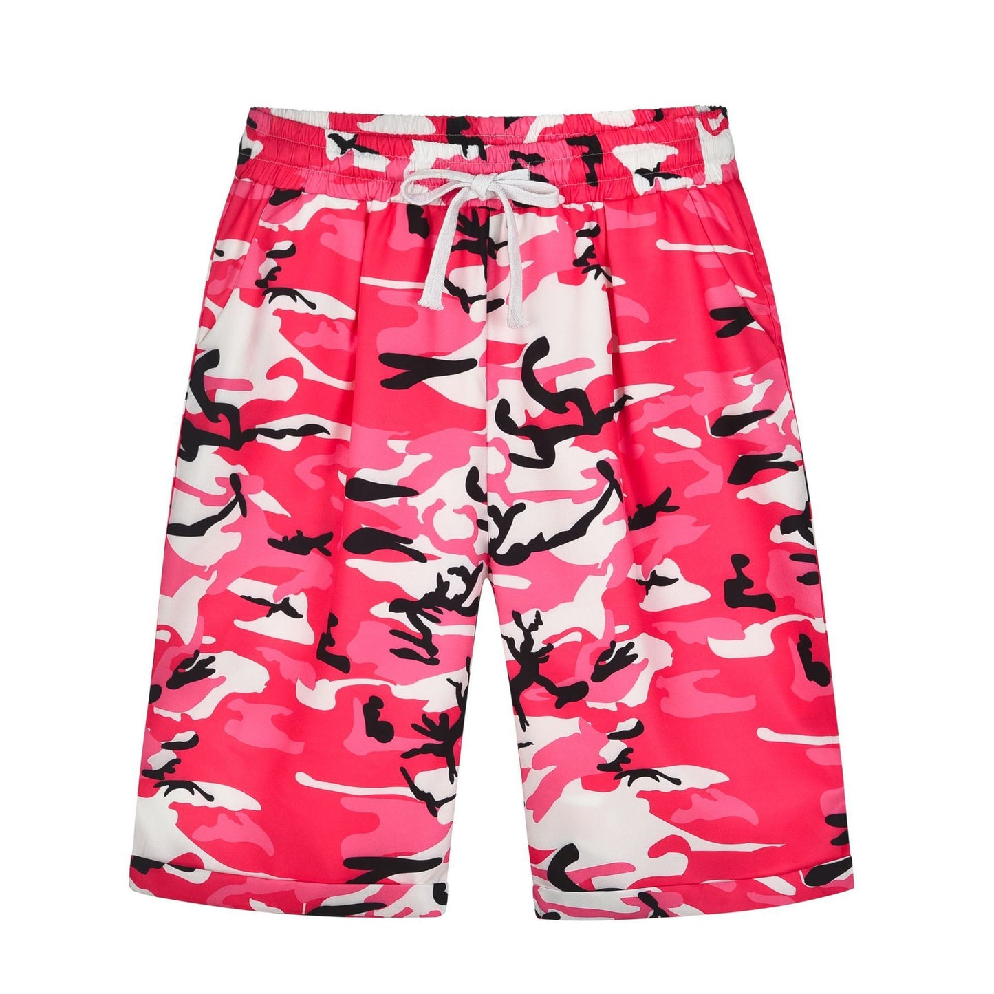 7 Colors Spring and Summer New Loose Camouflage Shorts Casual Pants