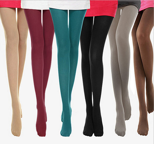 Fashion Women 13 Colors Cotton Tights Pants Stirrup Leggings Spring Autumn Warm Bottoms(One Size,2 Types)