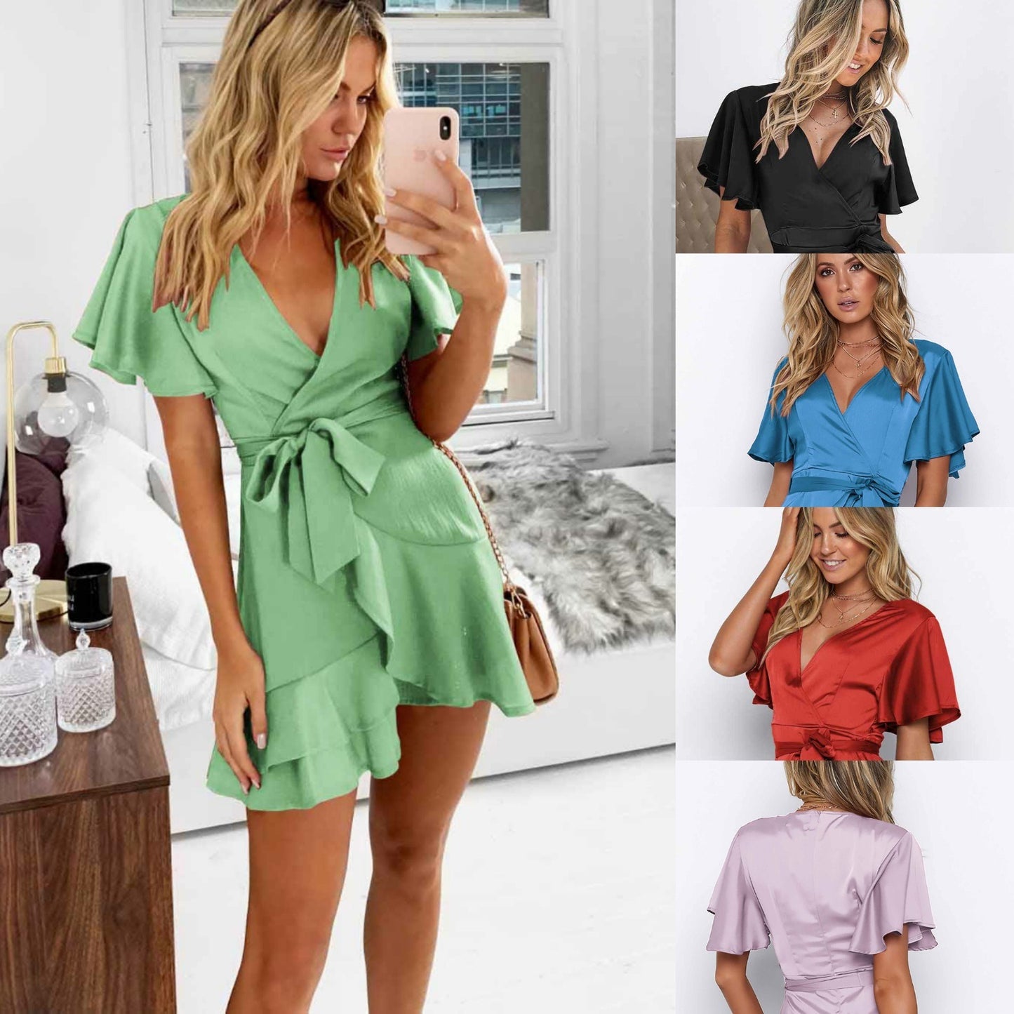 Best Selling Summer New Women's Cardigan with Irregular Dress