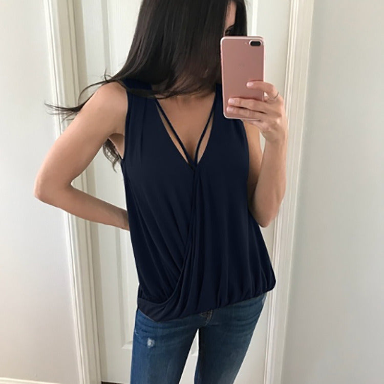 Summer New Women's Sleeveless Small Camisole Tops Women's Clothing